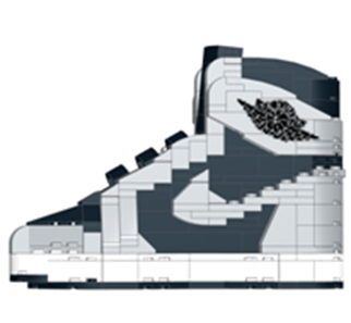 AJ 1 GREY BLACK