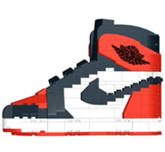 AJ 1 RED WHITE