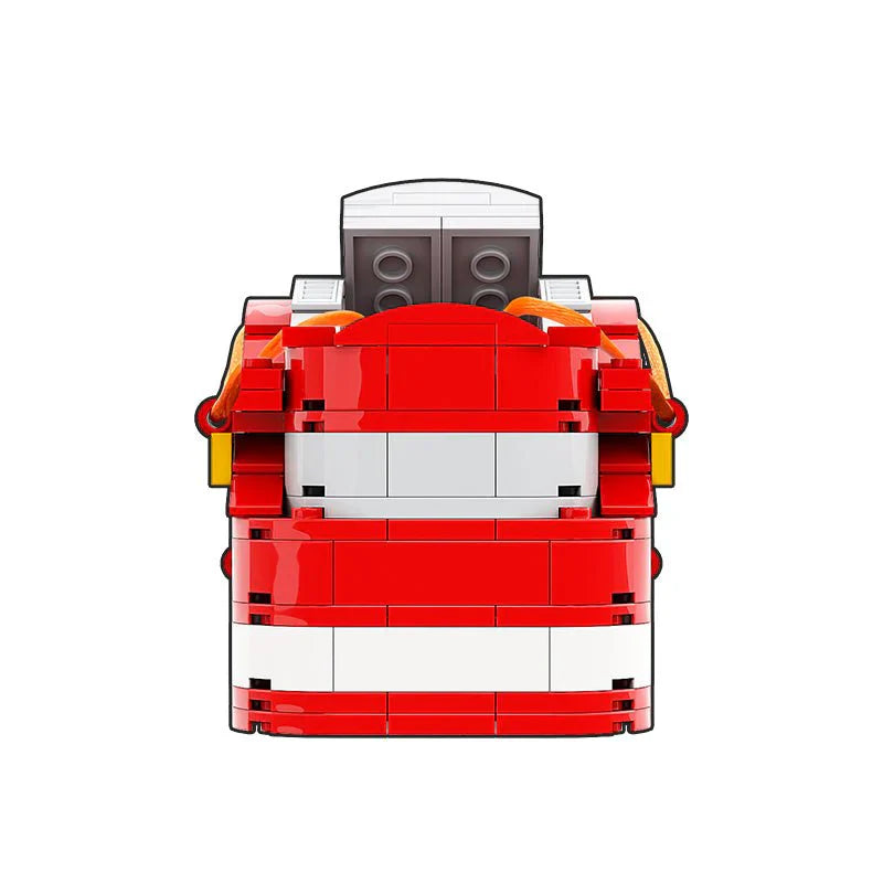 SB LOW DUNK OFF WHITE UNIVERSITY RED SNEAKER BRICKS
