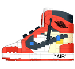 AJ 1 OW RED