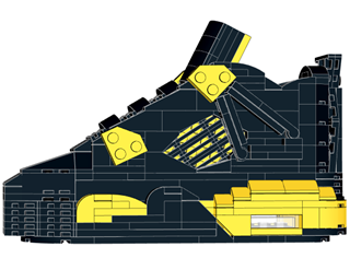 AJ 4 BLACK YELLOW