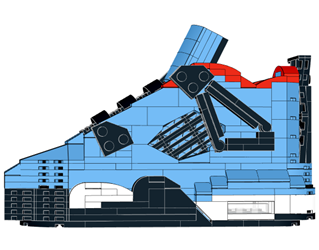 AJ 4 BLUE