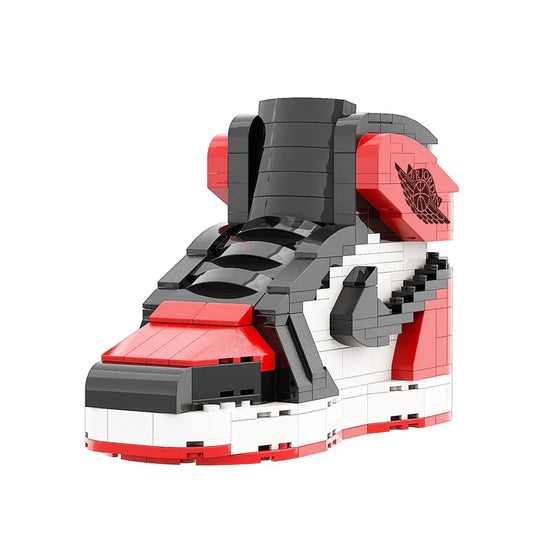 AJ 1 HIGH RED WHITE SNEAKER BRICKS