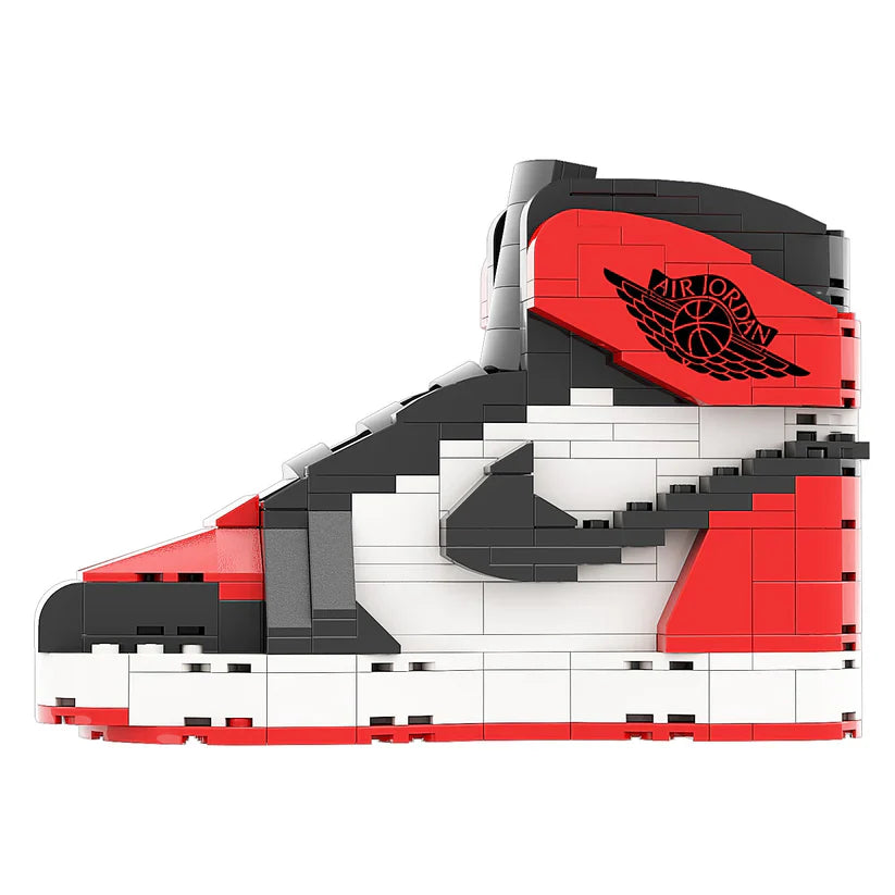 AJ 1 HIGH RED WHITE SNEAKER BRICKS