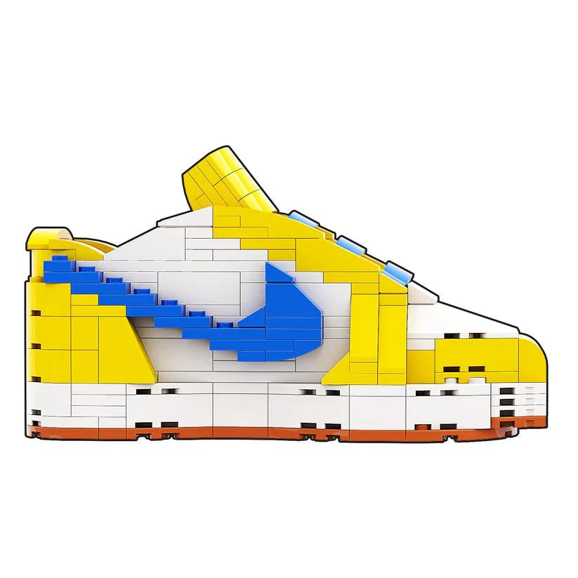 AJ 1 LOW TRAVIS SCOTT CANARY SNEAKER BRICKS