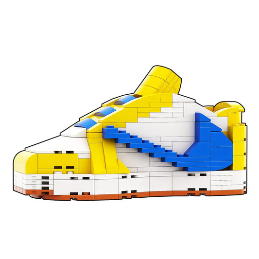 AJ 1 LOW TRAVIS SCOTT CANARY SNEAKER BRICKS