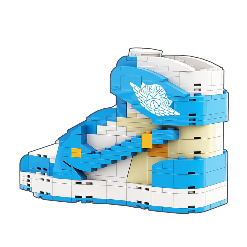 AJ 1 HIGH OFF WHITE UNC CHICAGO BLUE SNEAKER BRICKS