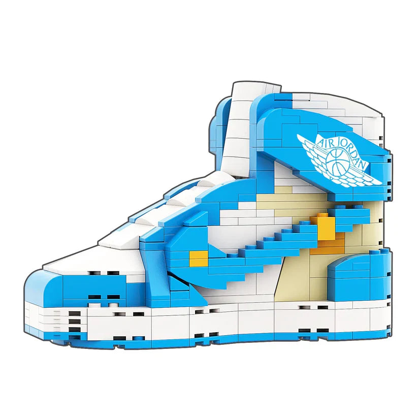 AJ 1 HIGH OFF WHITE UNC CHICAGO BLUE SNEAKER BRICKS