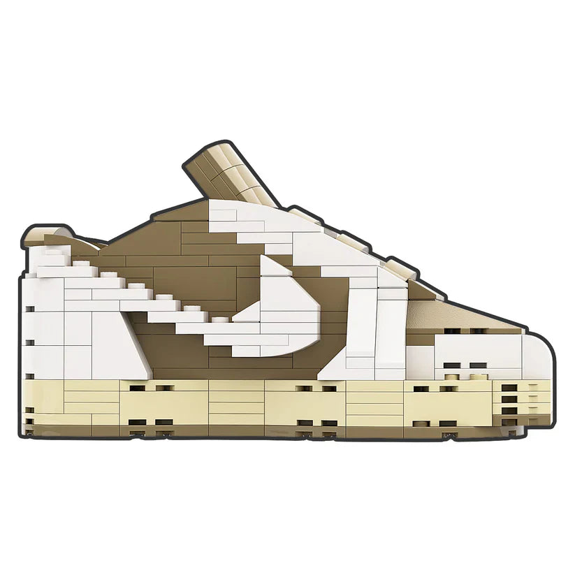 AJ 1 TRAVIS SCOTT LOW REVERSE MOCHA SNEAKER BRICKS