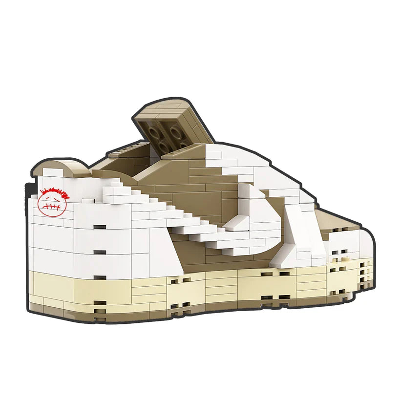 AJ 1 TRAVIS SCOTT LOW REVERSE MOCHA SNEAKER BRICKS