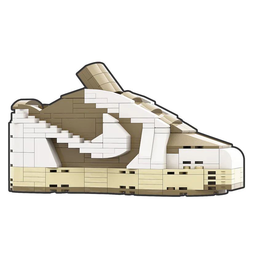 AJ 1 TRAVIS SCOTT LOW REVERSE MOCHA SNEAKER BRICKS