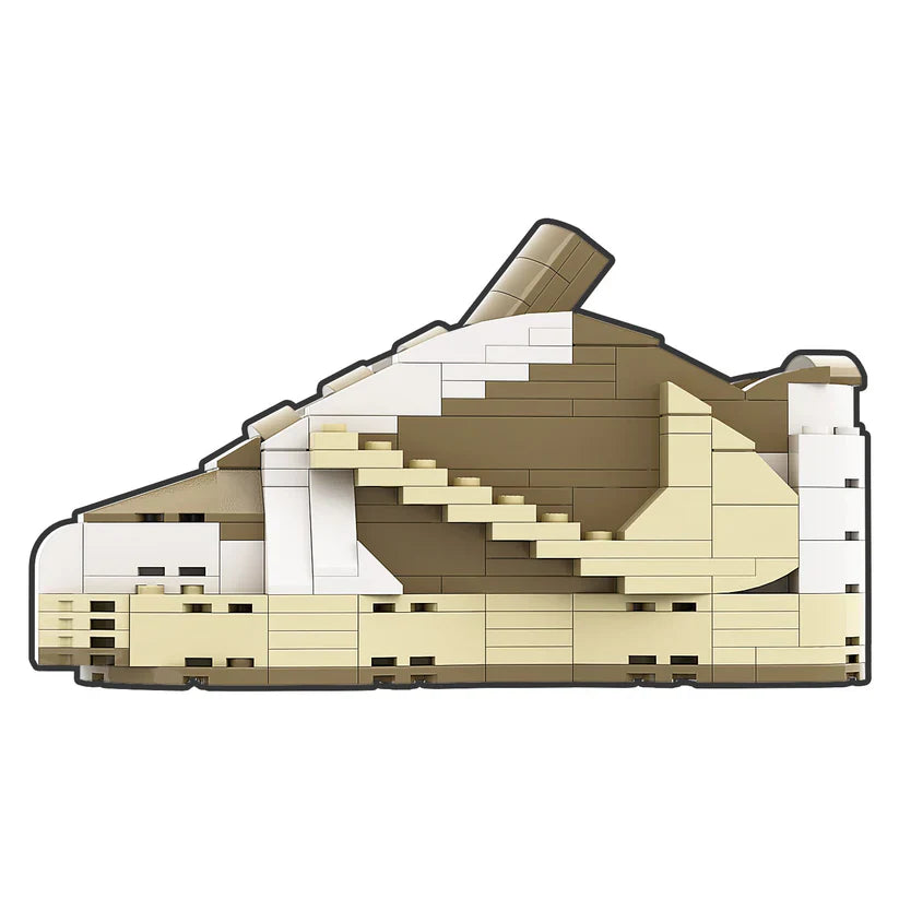 AJ 1 TRAVIS SCOTT LOW REVERSE MOCHA SNEAKER BRICKS