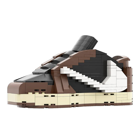 AJ 1 TRAVIS SCOTT LOW BROWN SNEAKER BRICKS
