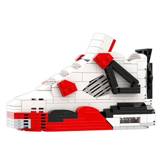 AJ 4 FIRE RED SNEAKER BRICKS