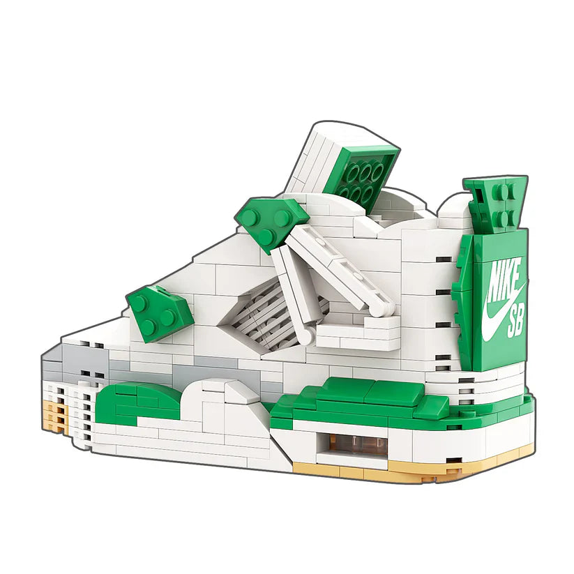 AJ 4 SB PINE GREEN SNEAKER BRICKS