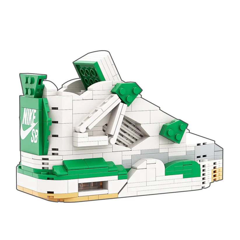 AJ 4 SB PINE GREEN SNEAKER BRICKS
