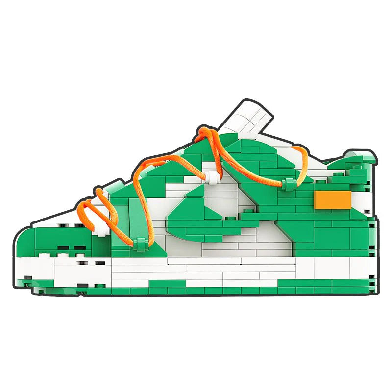 SB DUNK OFF WHITE PINE GREEN SNEAKER BRICKS