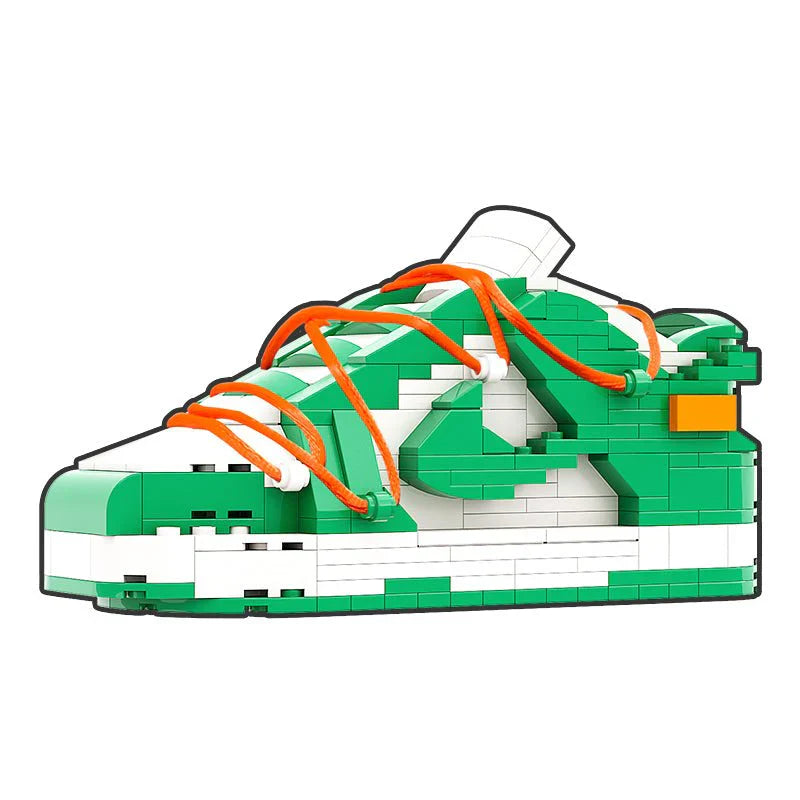 SB DUNK OFF WHITE PINE GREEN SNEAKER BRICKS