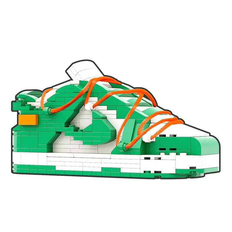SB DUNK OFF WHITE PINE GREEN SNEAKER BRICKS
