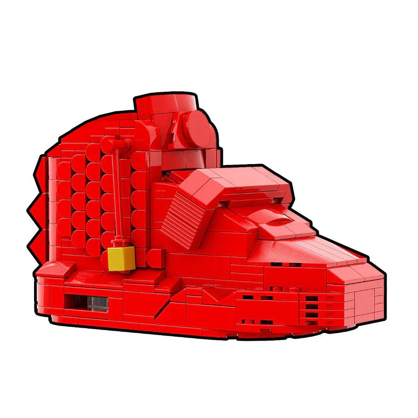 YEEZY RED OCTOBER SNEAKER BRICKS