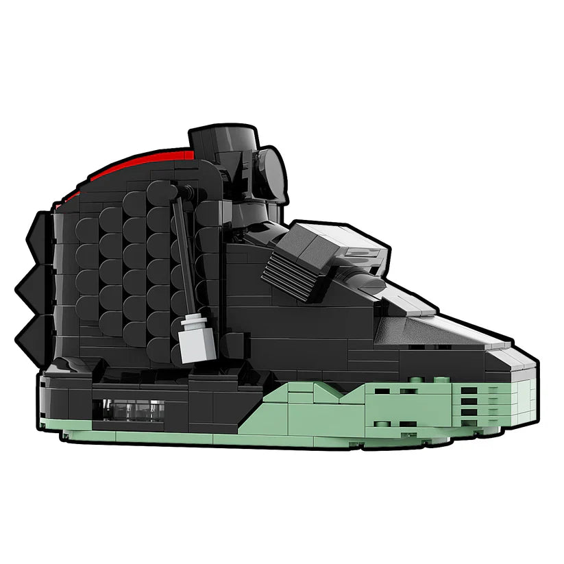 YEEZY SOLAR BLACK SNEAKER BRICKS
