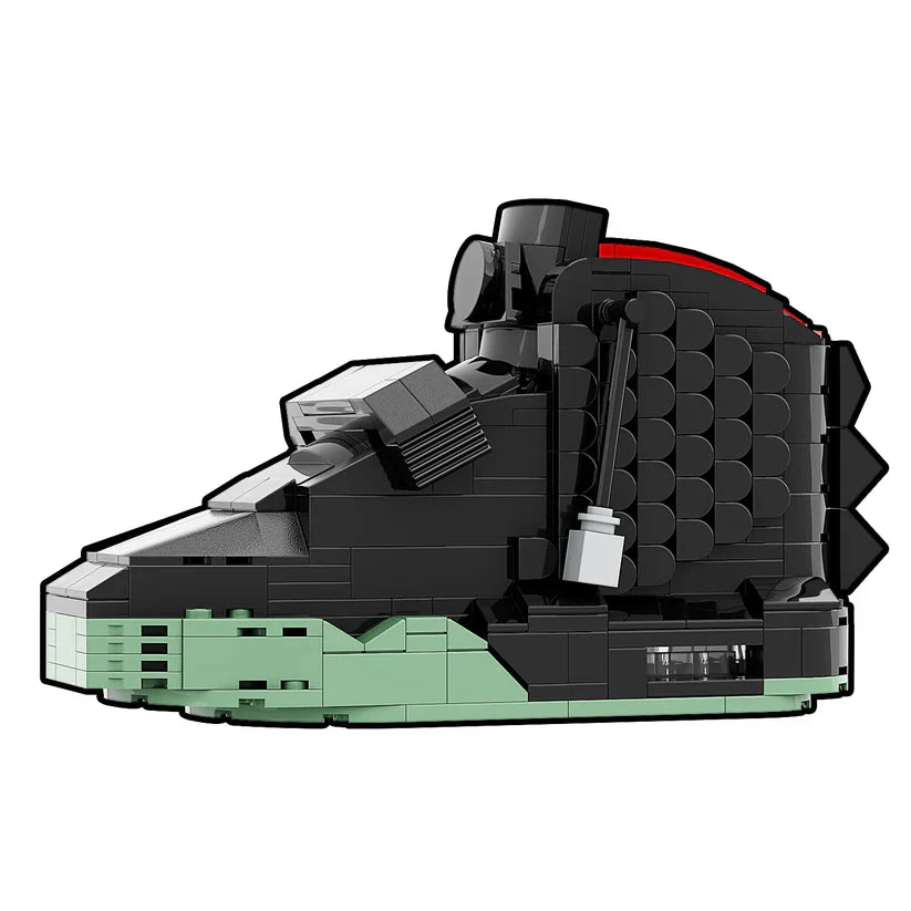 YEEZY SOLAR BLACK SNEAKER BRICKS