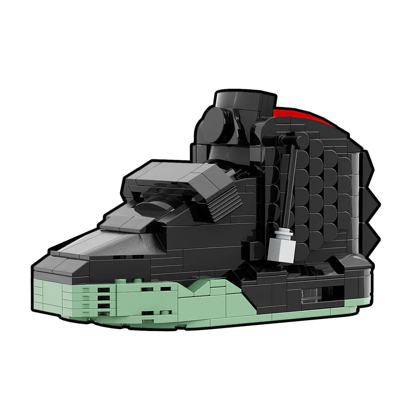 YEEZY SOLAR BLACK SNEAKER BRICKS